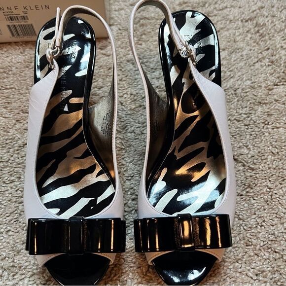Anne Klein Akeuropia Heeled Sandal, Size 6.5.  Worn Once. ‎ Boxed. - Picture 5 of 7